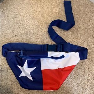 Texas flag Fanny pack (worn once)